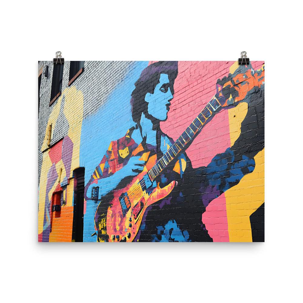Vibrant Manchester Street Music Vibes Poster - Oh Posters