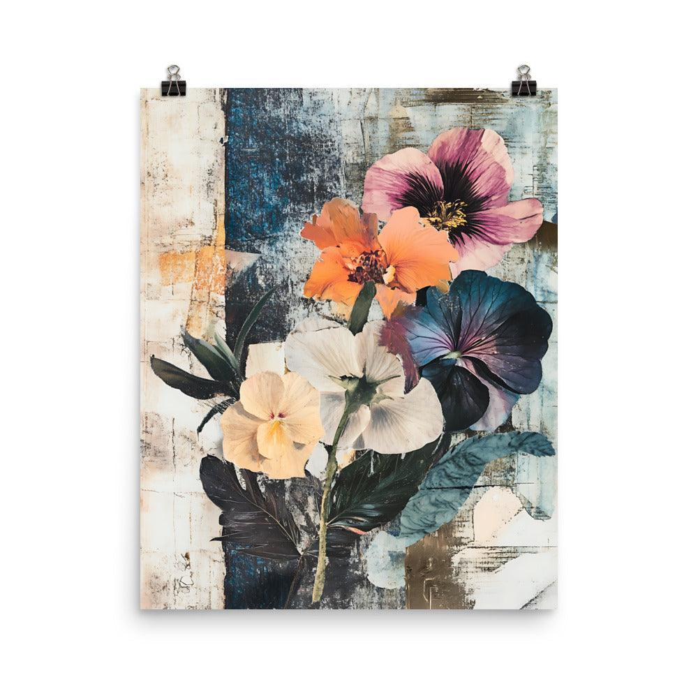 Boho Floral Abstract Vibes Poster - Oh Posters