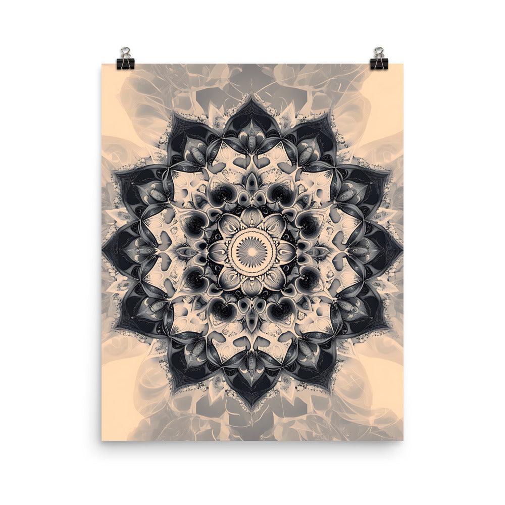 Intricate Boho Mandala Bliss for Meditation Enthusiasts Poster - Oh Posters