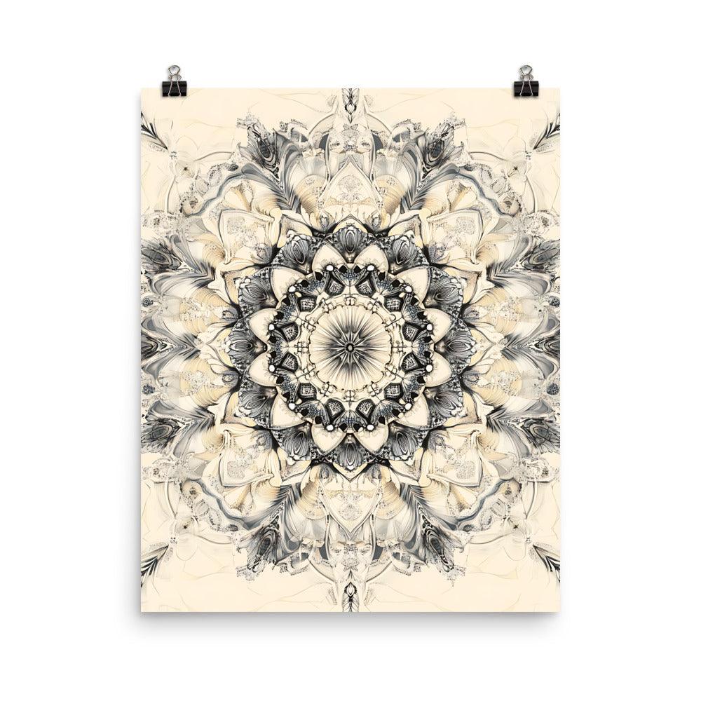 Intricate Boho Mandala Art for Creative Souls Seeking Serenity and Balance Poster - Oh Posters