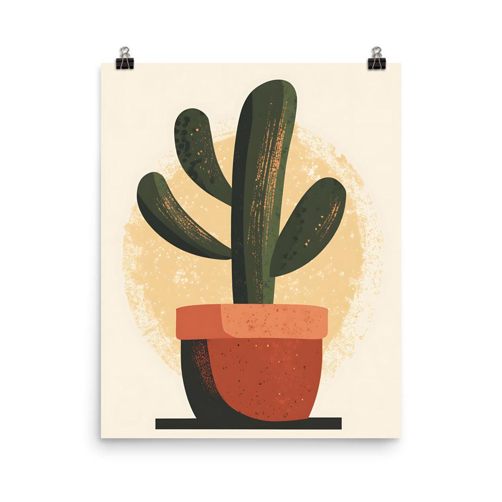Boho Cactus Vibes for Nature Lovers Poster - Oh Posters
