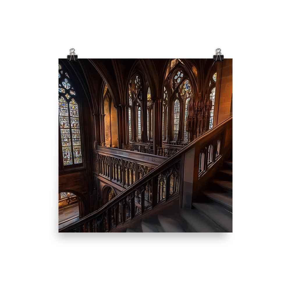 Manchester Gothic Architecture Charm Poster - Oh Posters