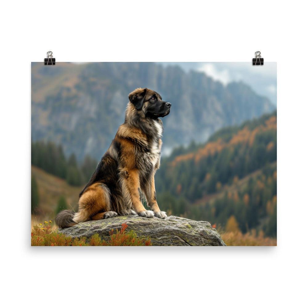 Estrela Mountain Dog Serene Mountain View Poster - Oh Posters