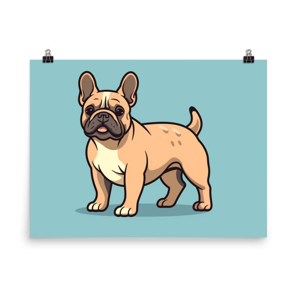 French Bulldog Colorful Pop Art Poster - Oh Posters