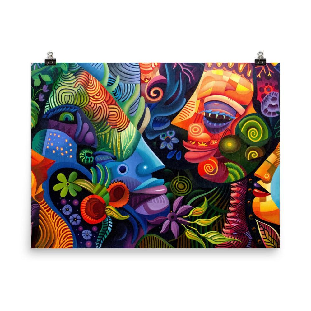 Brazil Exuberant Tropical Street Art Poster - Oh Posters