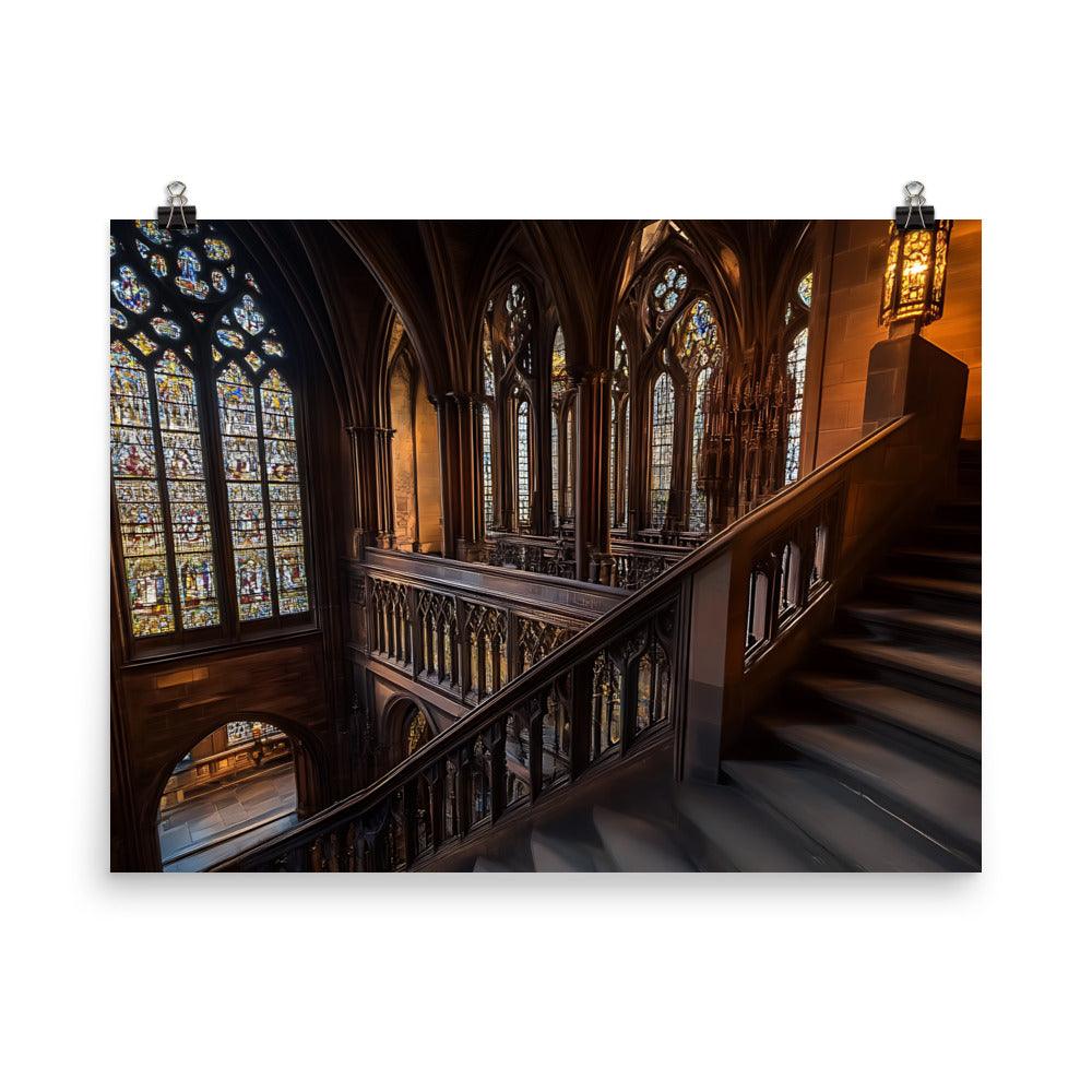 Manchester Gothic Architecture Charm Poster - Oh Posters