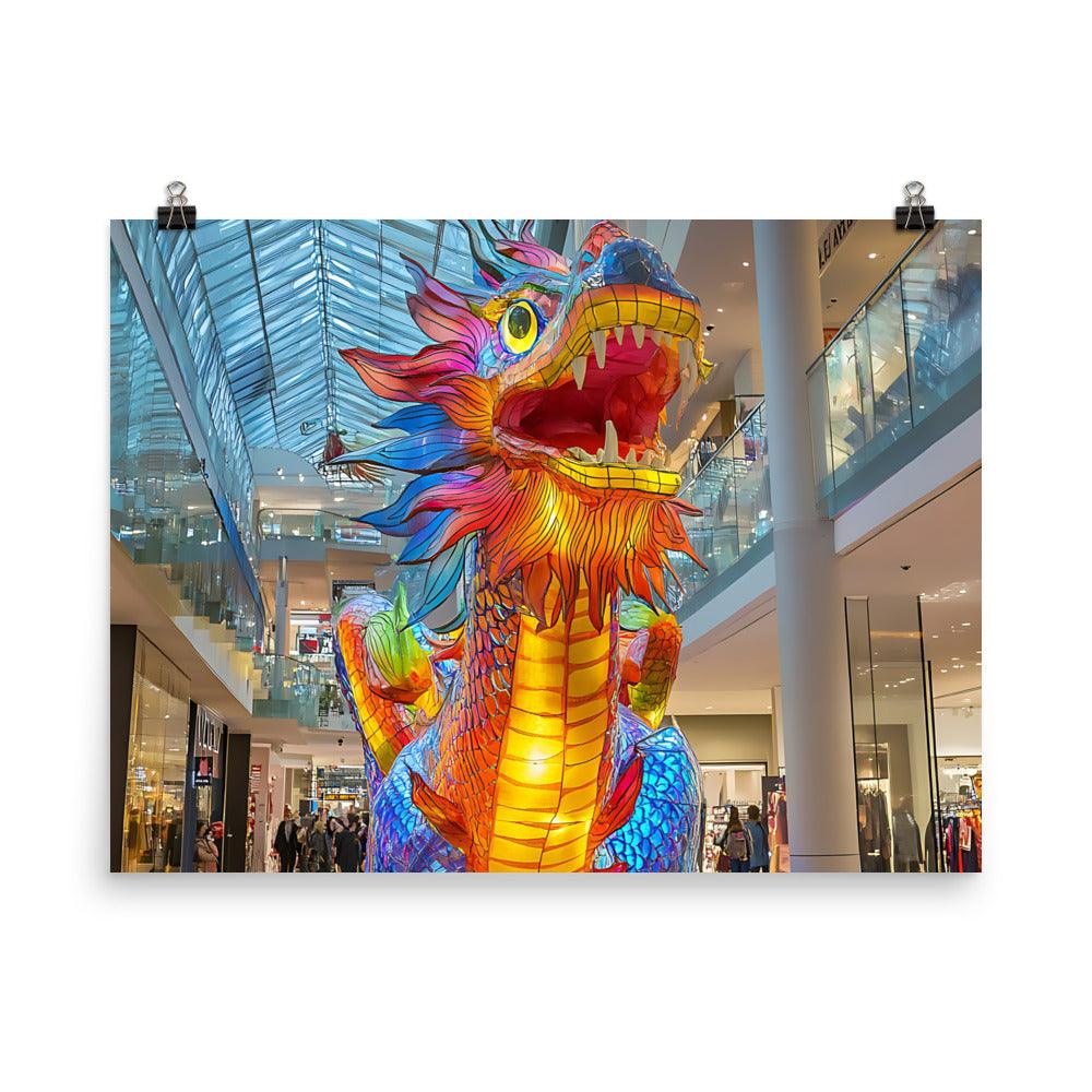 Vibrant Manchester Dragon Festival Celebration Poster - Oh Posters