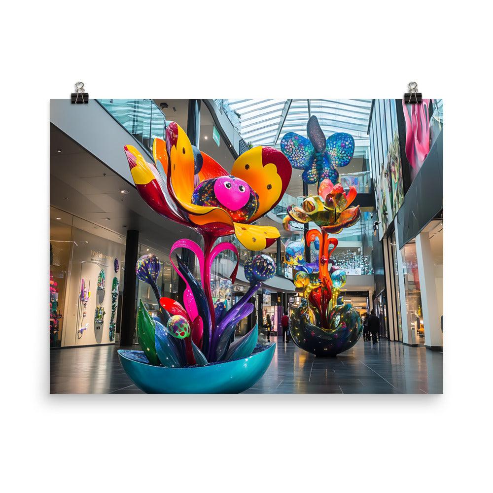 Vibrant Manchester Floral Magic Poster - Oh Posters