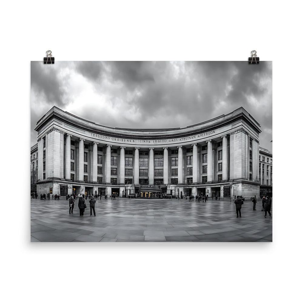 Manchester Iconic Architecture Urban Landscape Enthusiasts Poster - Oh Posters