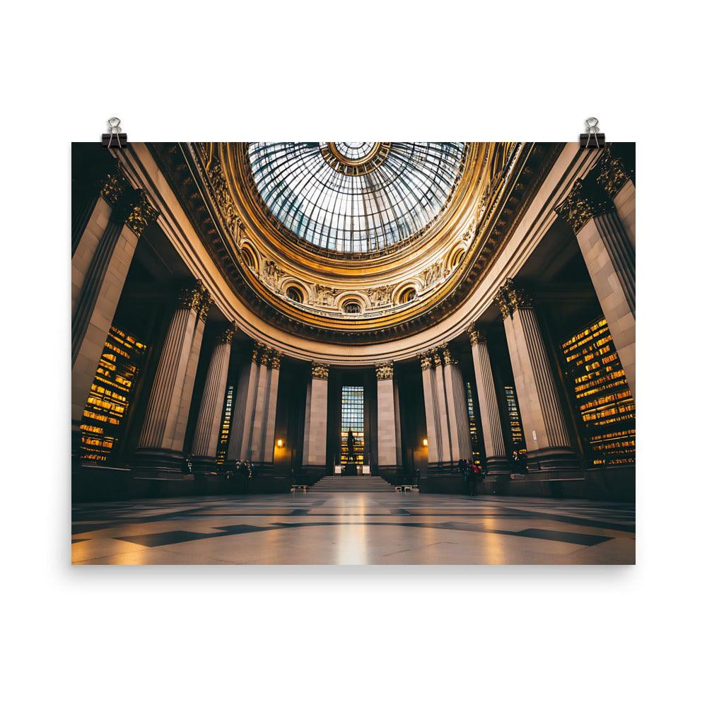 Majestic Manchester Architecture Grandeur Dome Poster - Oh Posters