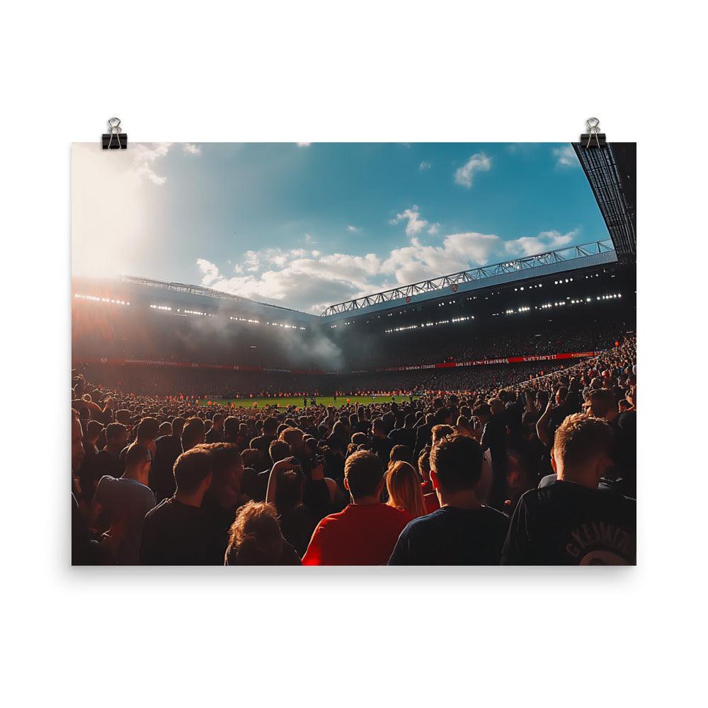 Manchester Football Stadium Crowd Energy Poster - Oh Posters
