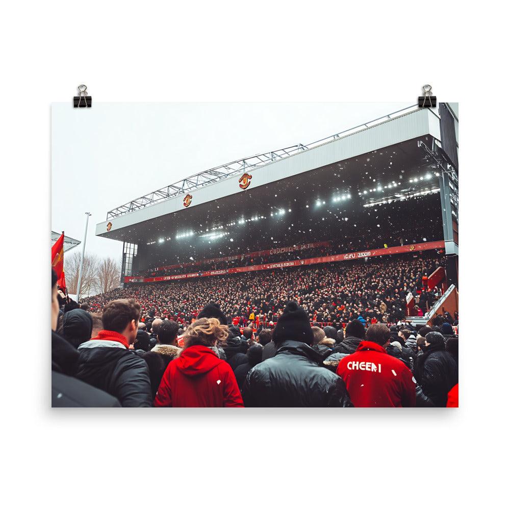 Manchester Football Stadium Crowd Excitement Poster - Oh Posters