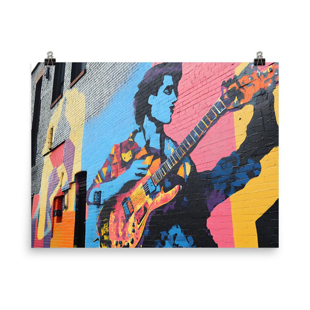 Vibrant Manchester Street Music Vibes Poster - Oh Posters