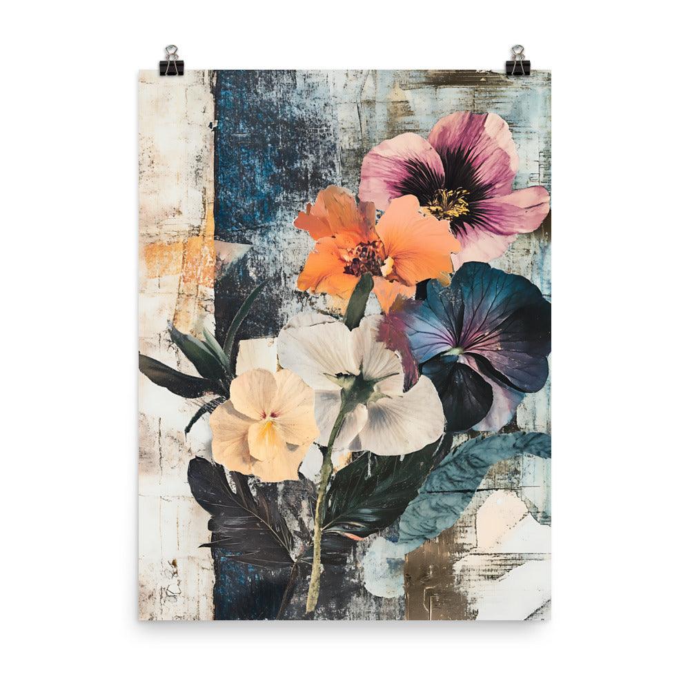 Boho Floral Abstract Vibes Poster - Oh Posters