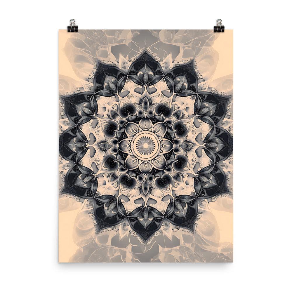 Intricate Boho Mandala Bliss for Meditation Enthusiasts Poster - Oh Posters