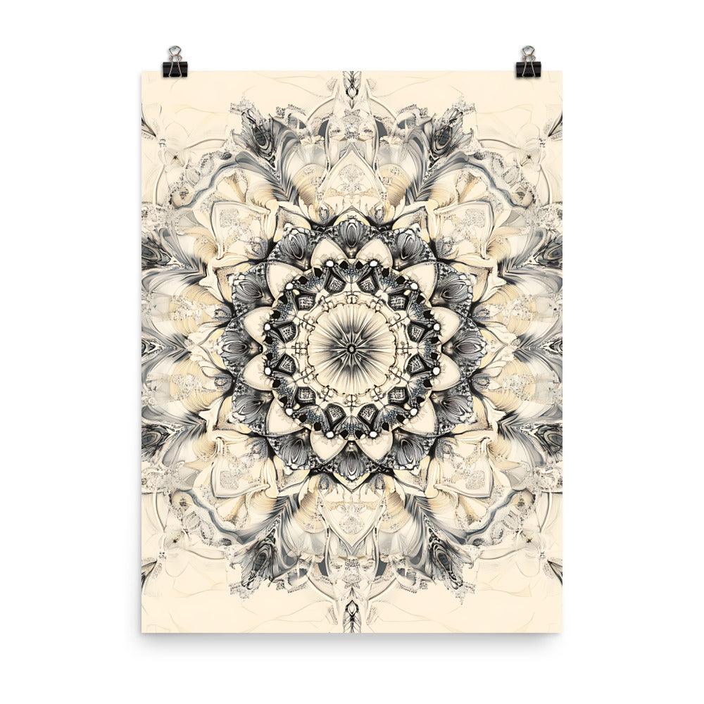 Intricate Boho Mandala Art for Creative Souls Seeking Serenity and Balance Poster - Oh Posters