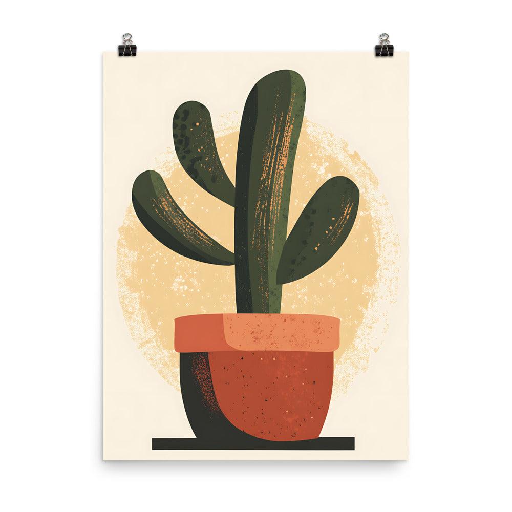 Boho Cactus Vibes for Nature Lovers Poster - Oh Posters