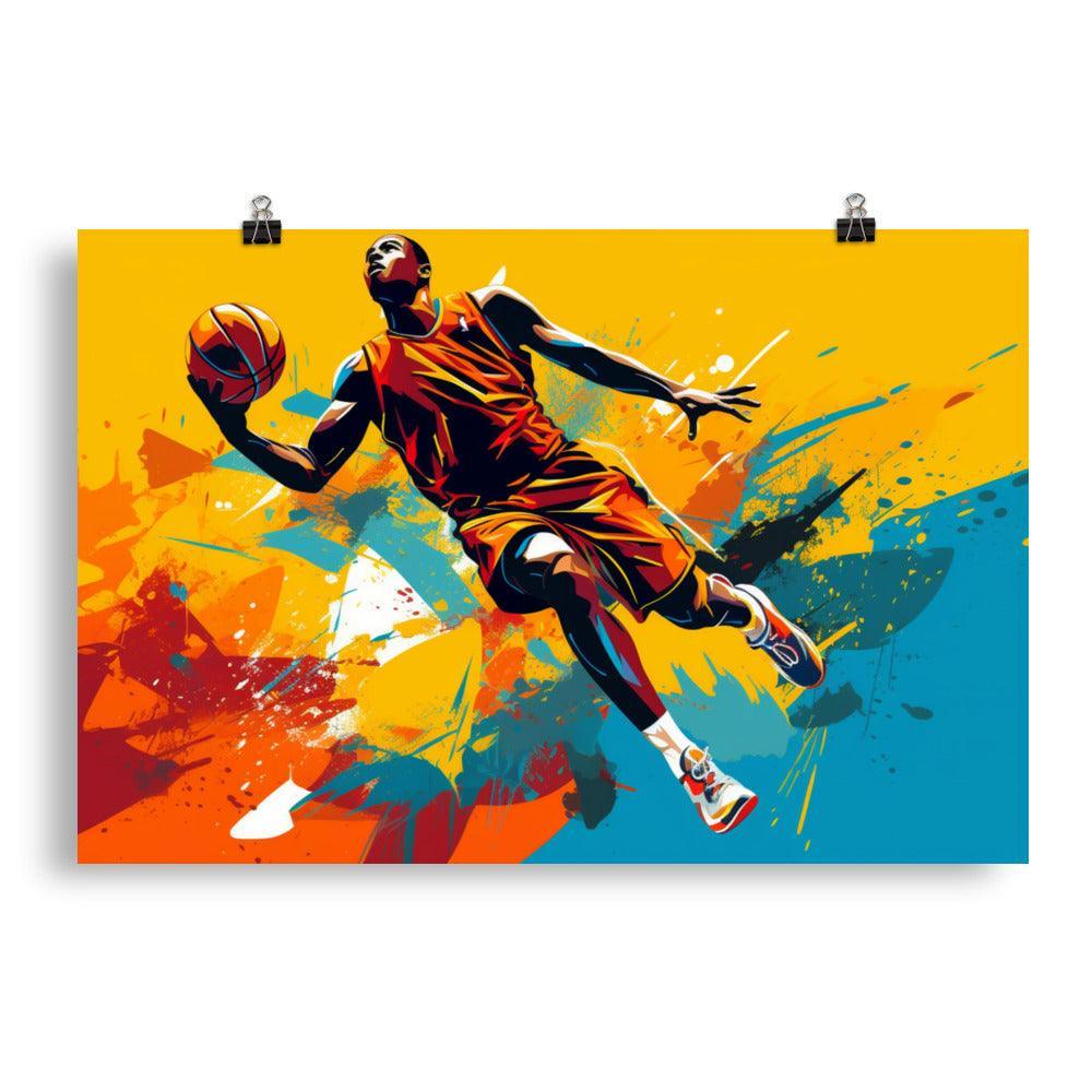 Cosmic Dunk Basketball Fantasy Poster - Oh Posters