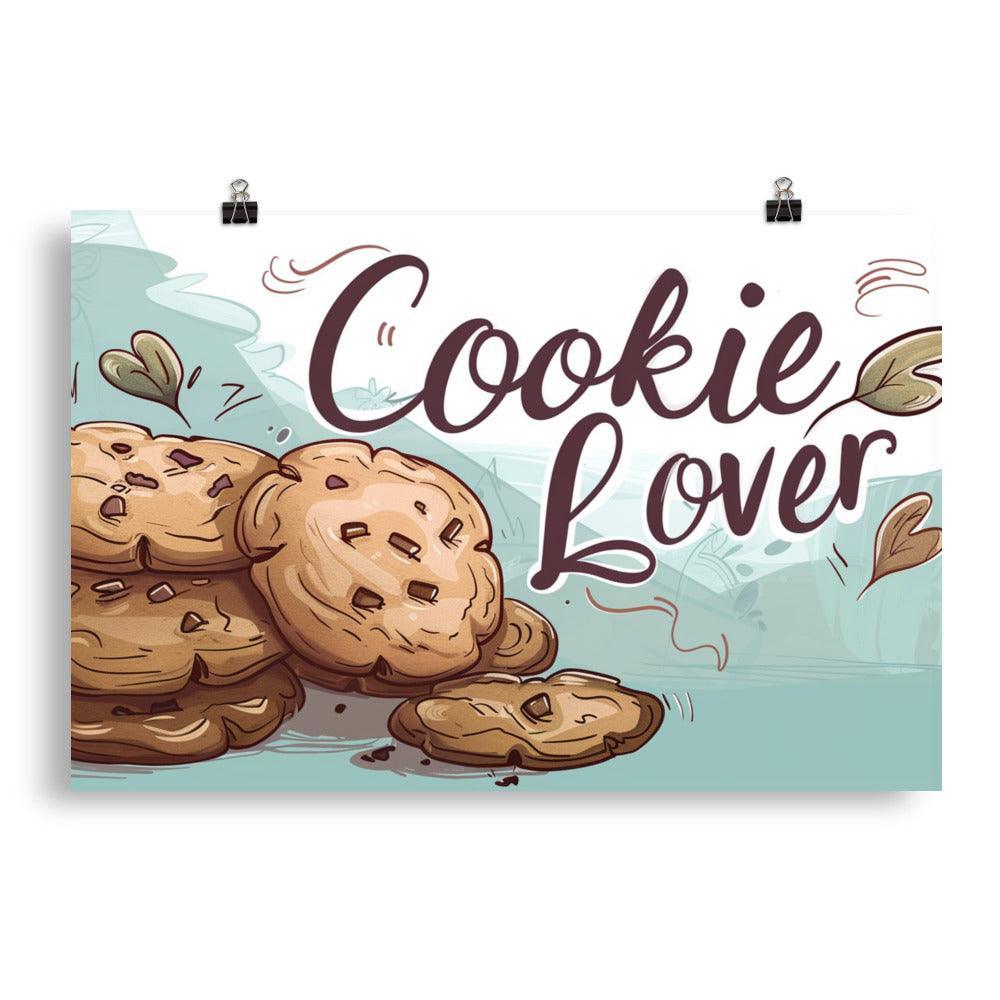 Cookie Lover's Delight Hand-Drawn Art Poster - Oh Posters