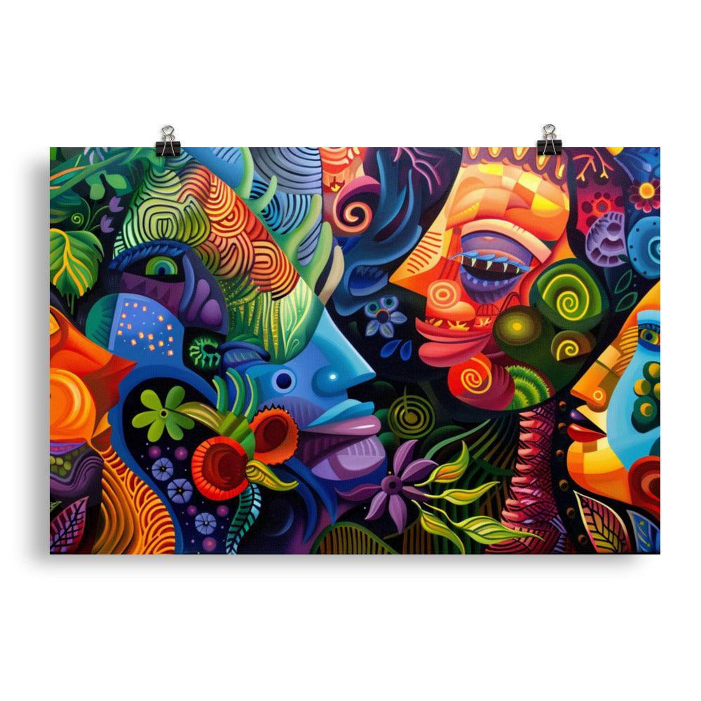 Brazil Exuberant Tropical Street Art Poster - Oh Posters