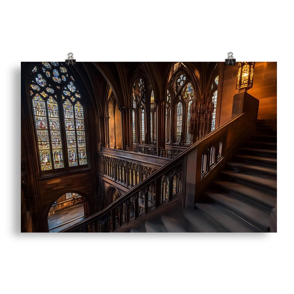 Manchester Gothic Architecture Charm Poster - Oh Posters