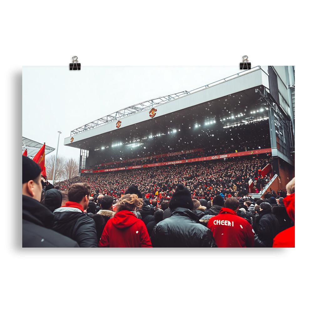 Manchester Football Stadium Crowd Excitement Poster - Oh Posters
