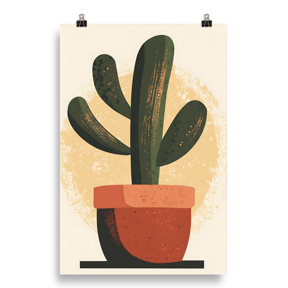 Boho Cactus Vibes for Nature Lovers Poster - Oh Posters