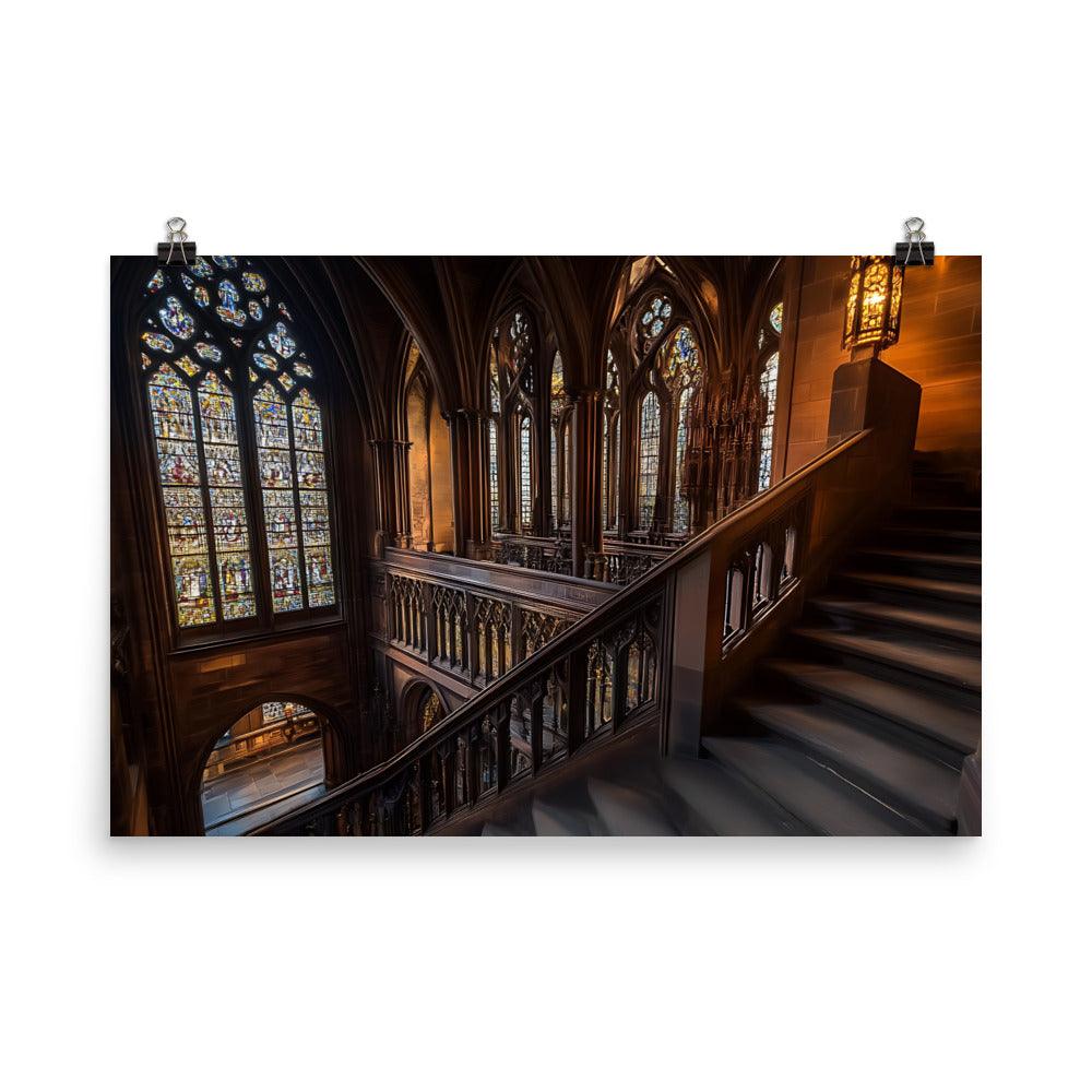 Manchester Gothic Architecture Charm Poster - Oh Posters