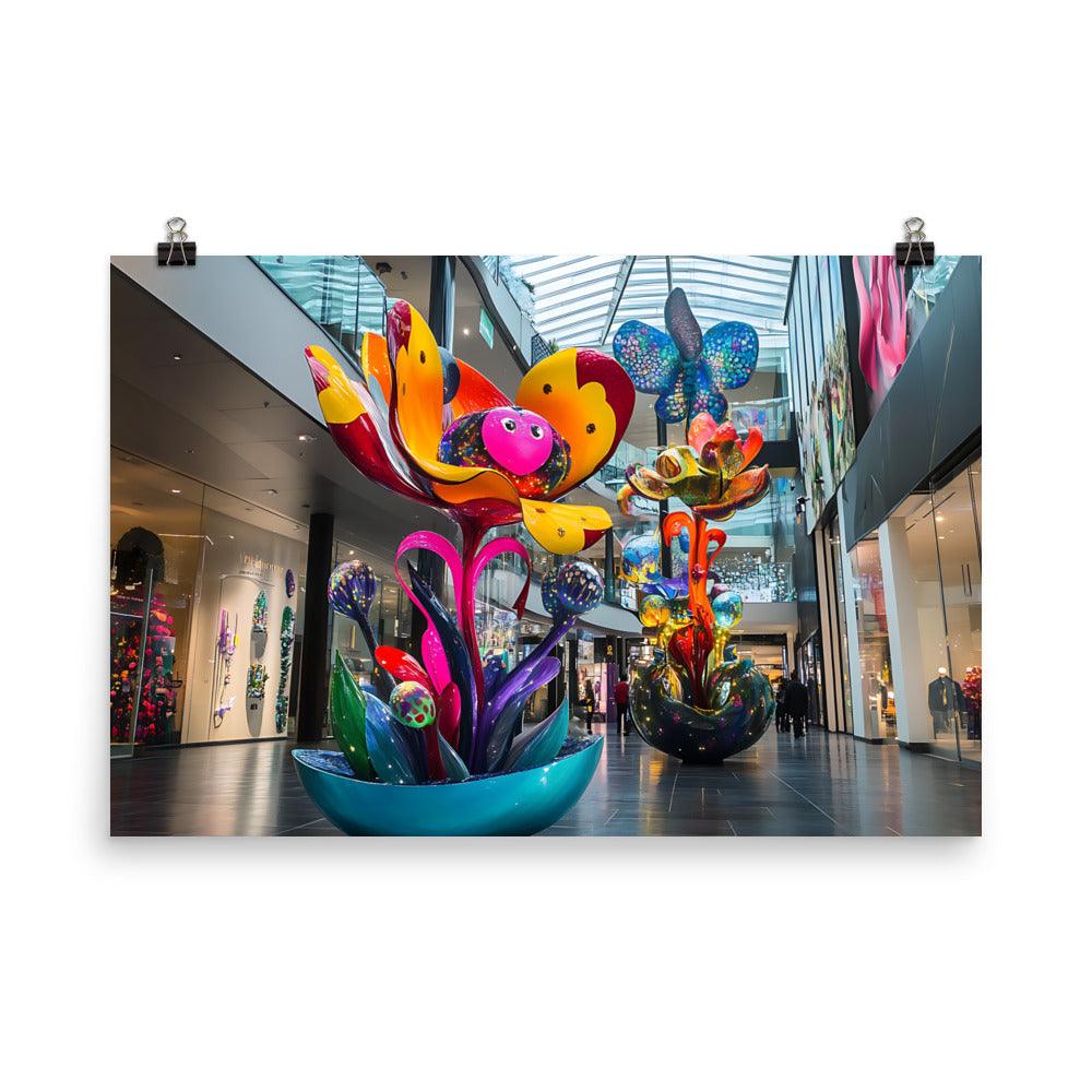 Vibrant Manchester Floral Magic Poster - Oh Posters