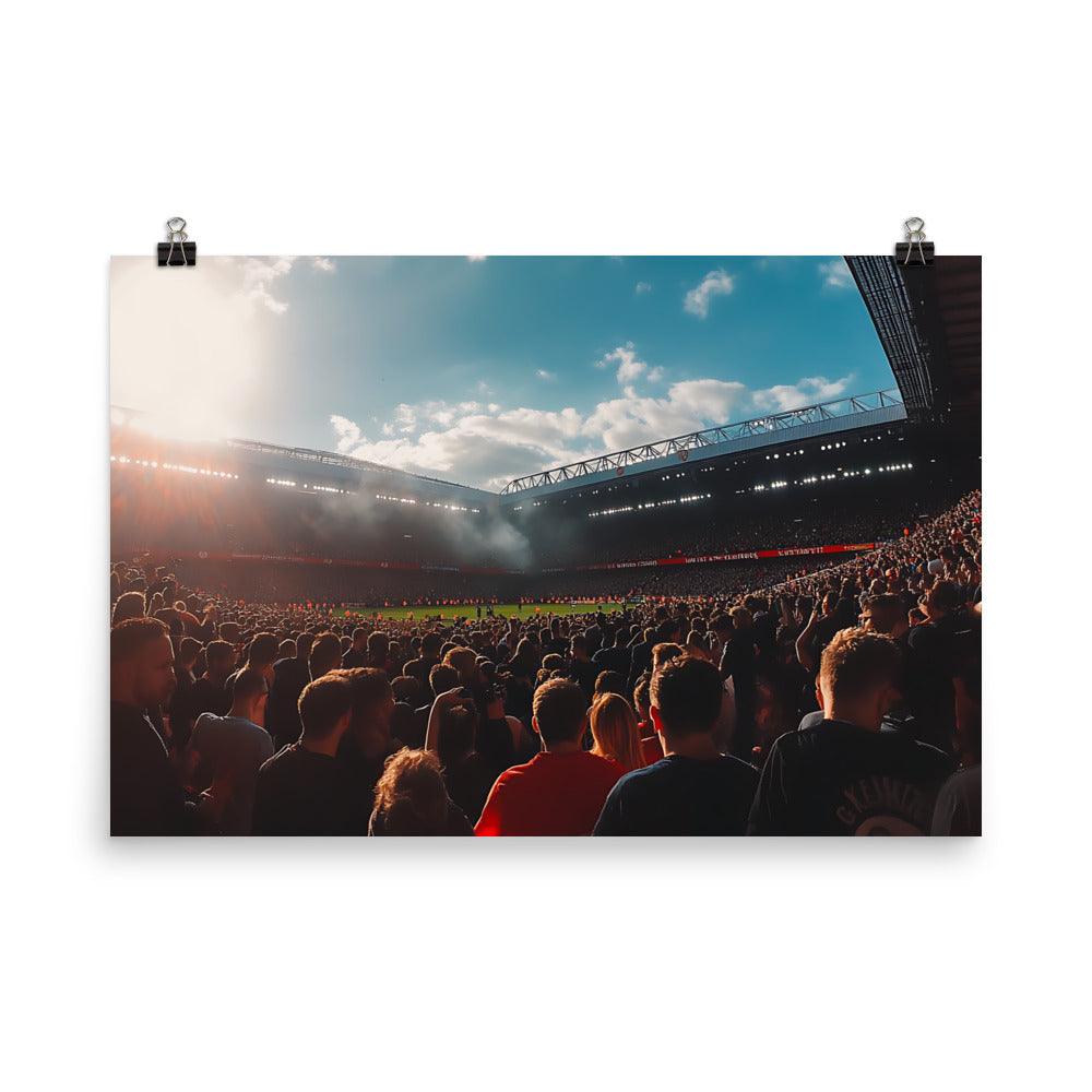 Manchester Football Stadium Crowd Energy Poster - Oh Posters