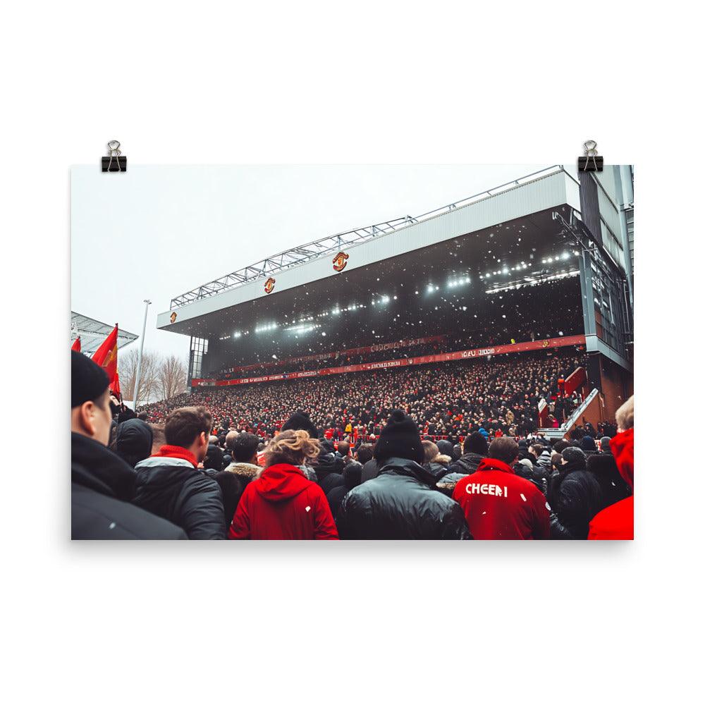 Manchester Football Stadium Crowd Excitement Poster - Oh Posters