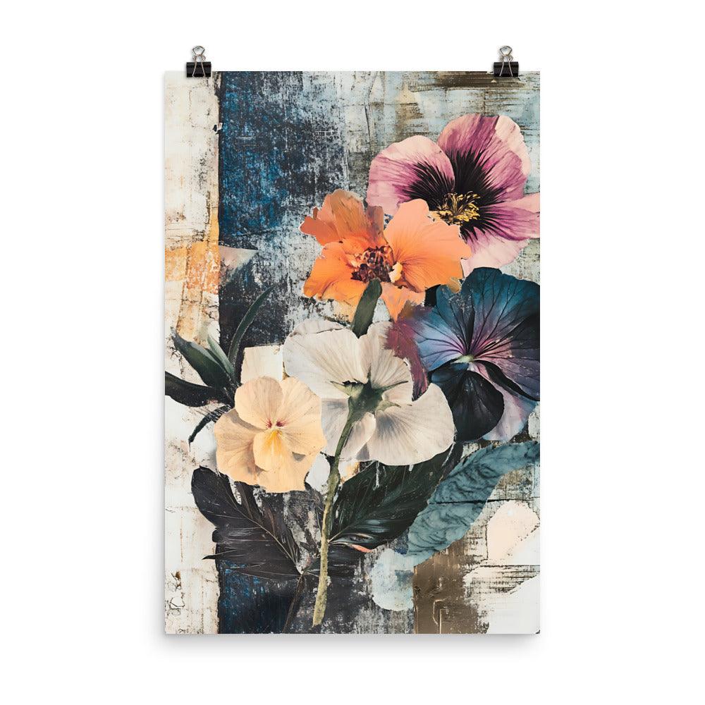 Boho Floral Abstract Vibes Poster - Oh Posters
