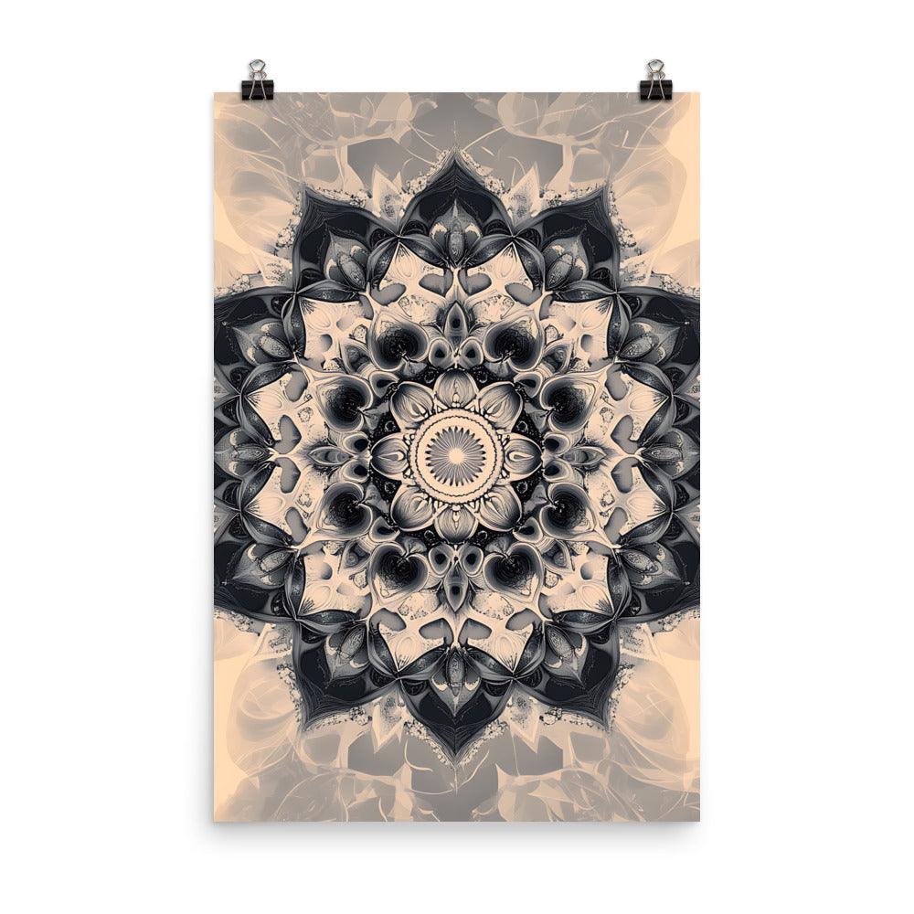 Intricate Boho Mandala Bliss for Meditation Enthusiasts Poster - Oh Posters