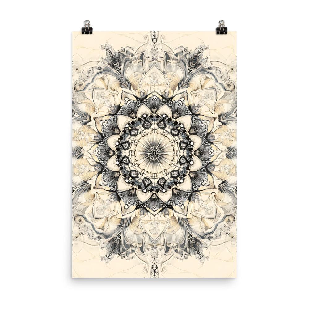 Intricate Boho Mandala Art for Creative Souls Seeking Serenity and Balance Poster - Oh Posters