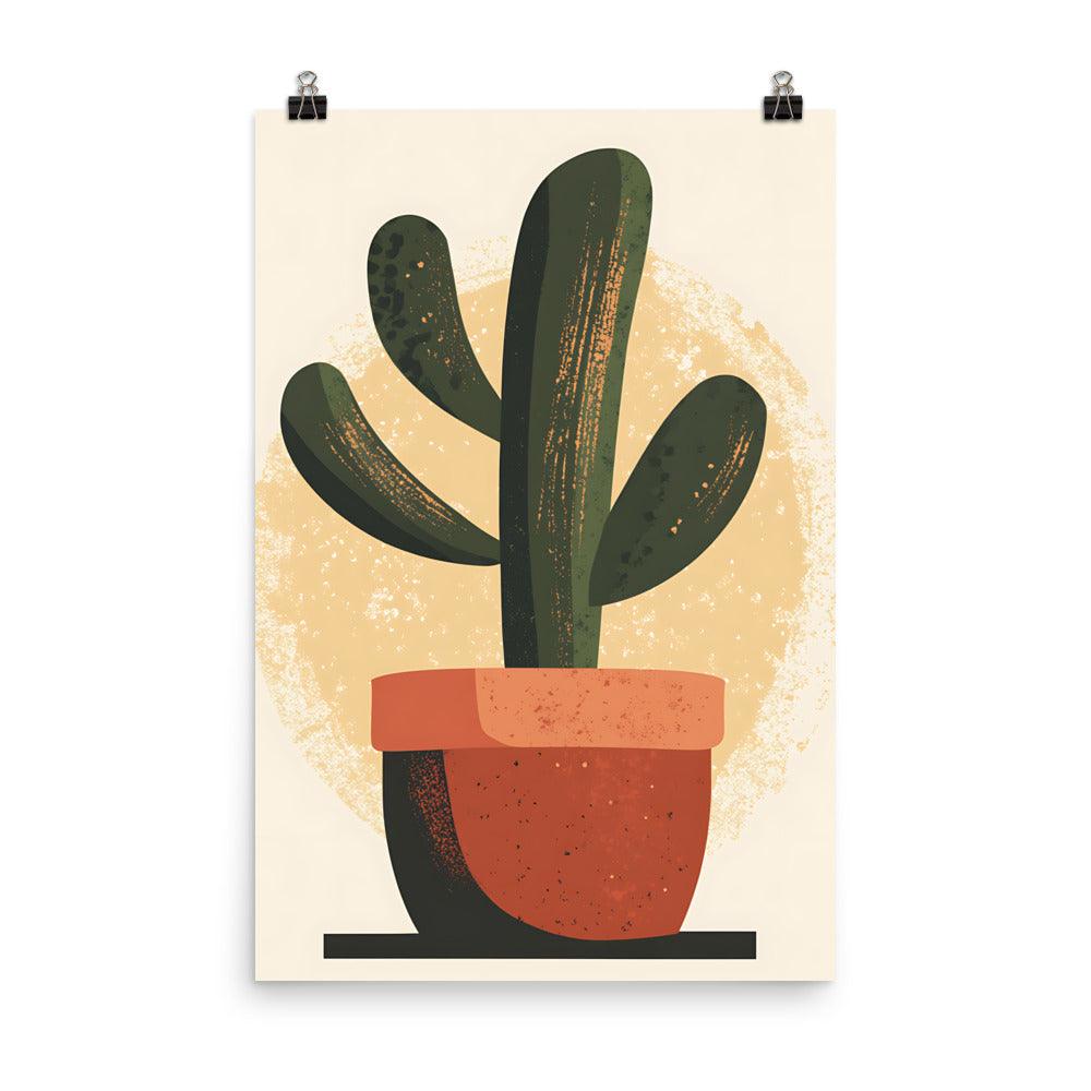 Boho Cactus Vibes for Nature Lovers Poster - Oh Posters