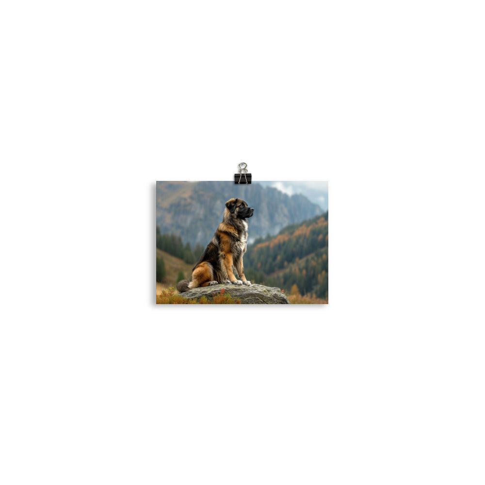 Estrela Mountain Dog Serene Mountain View Poster - Oh Posters