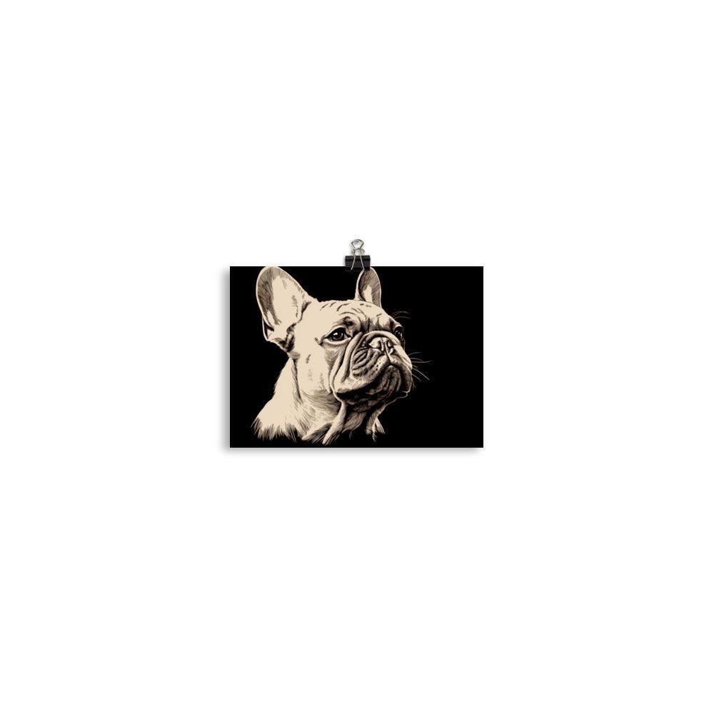 French Bulldog Minimalist Line Art Poster - Oh Posters