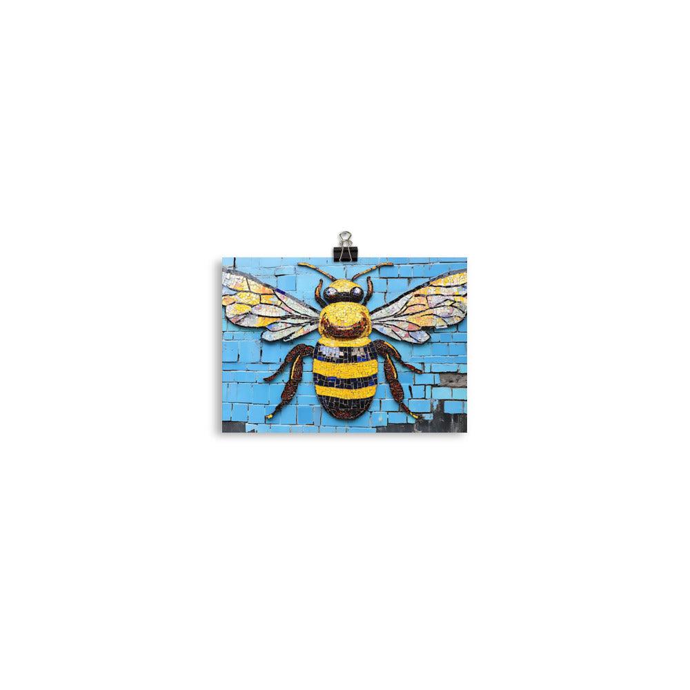 Manchester Worker Bee Urban Art Vibe Poster - Oh Posters