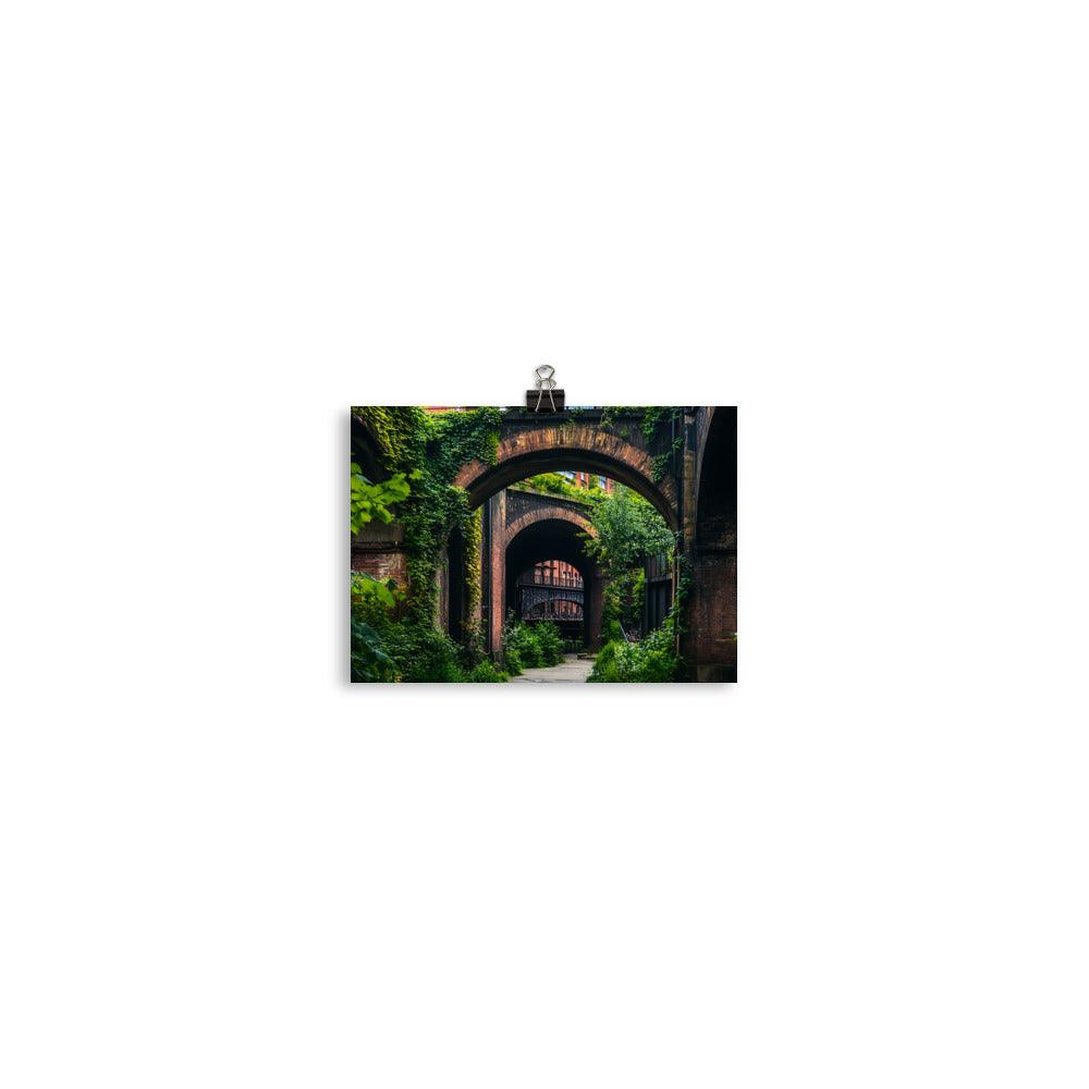 Manchester Urban Archways Exploration Poster - Oh Posters