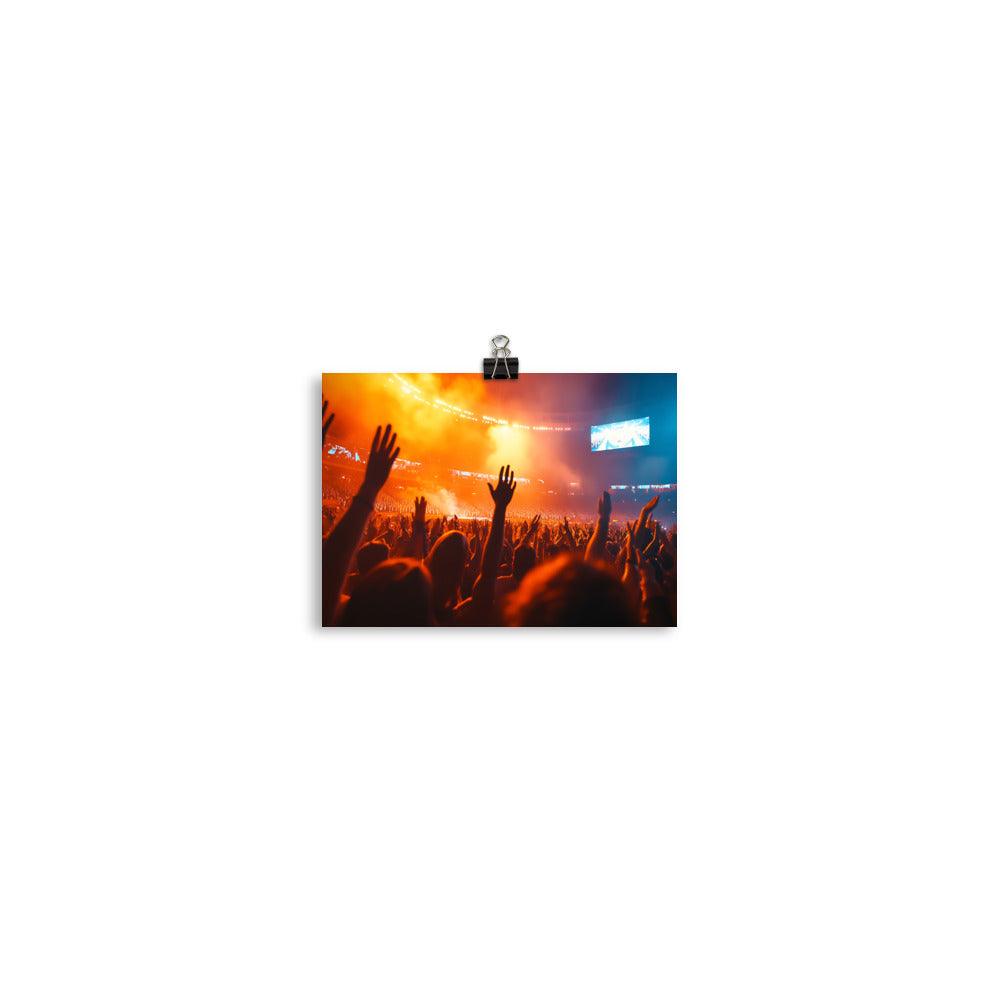Manchester Concert Vibes Celebration Crowd Excitement Poster - Oh Posters