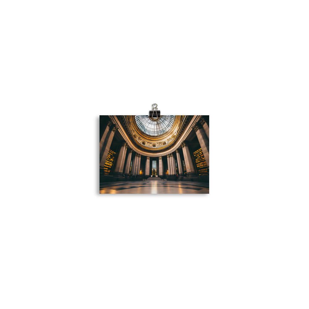 Majestic Manchester Architecture Grandeur Dome Poster - Oh Posters