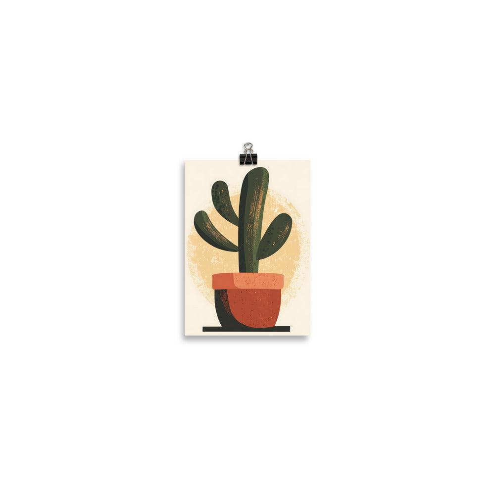 Boho Cactus Vibes for Nature Lovers Poster - Oh Posters