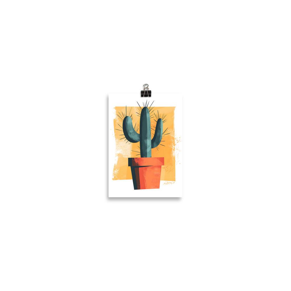 Boho Cactus Vibes Desert Charm Poster - Oh Posters