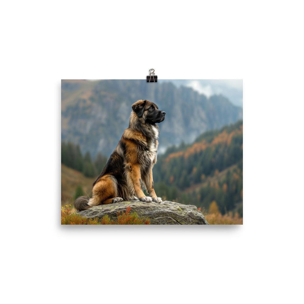 Estrela Mountain Dog Serene Mountain View Poster - Oh Posters