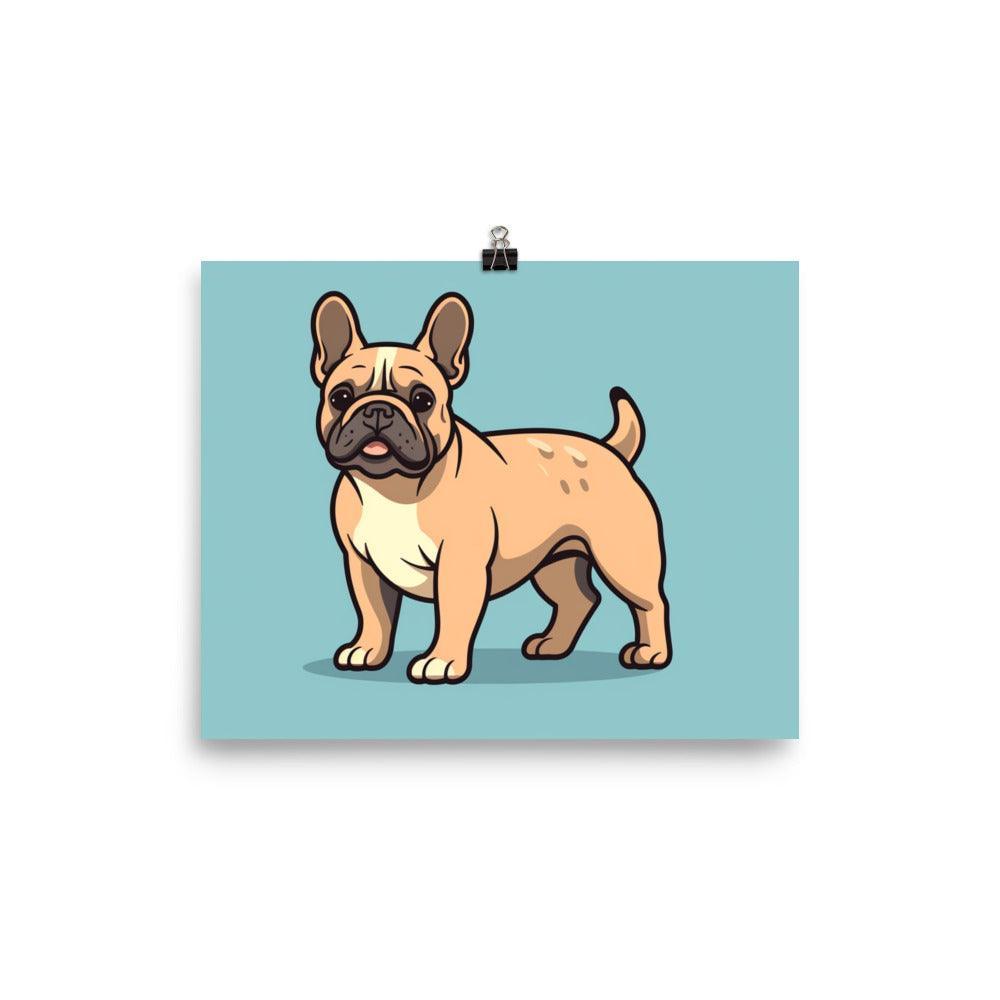 French Bulldog Colorful Pop Art Poster - Oh Posters