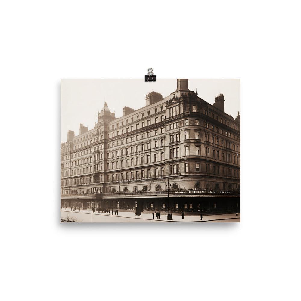 Historic Manchester Architecture Classic Building Elegance Poster - Oh Posters