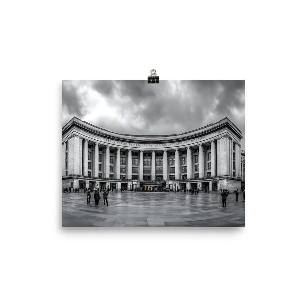 Manchester Iconic Architecture Urban Landscape Enthusiasts Poster - Oh Posters
