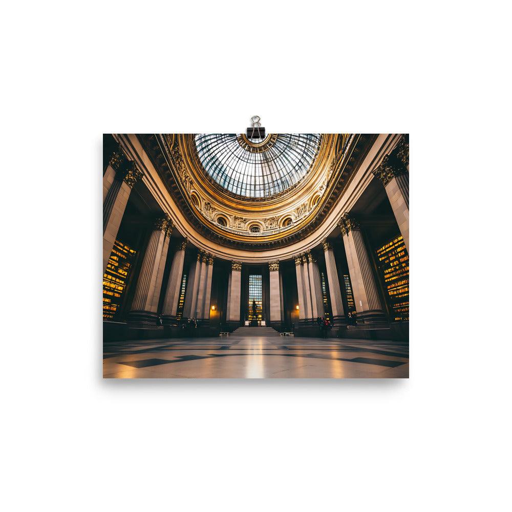Majestic Manchester Architecture Grandeur Dome Poster - Oh Posters