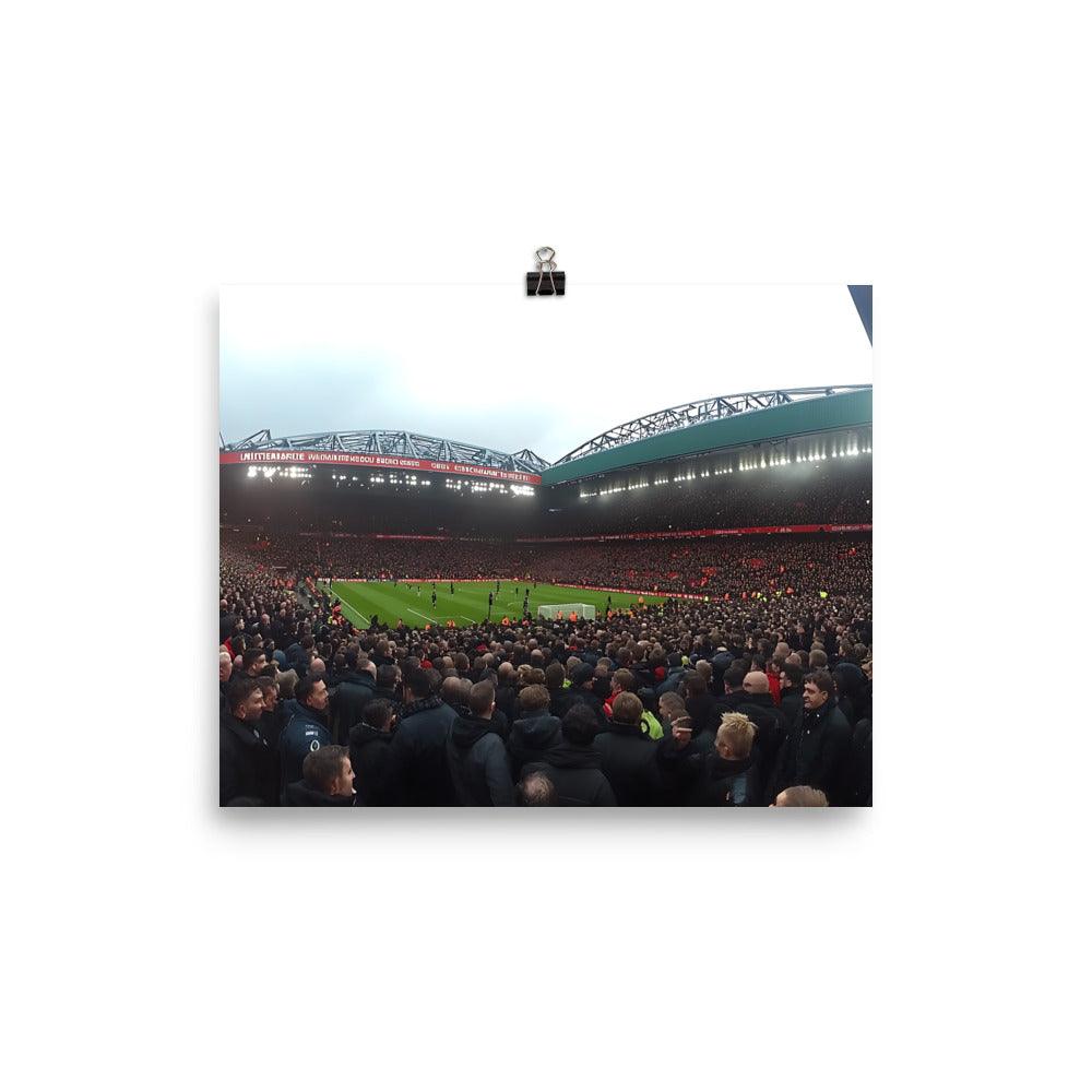 Manchester Football Fans Stadium View Enthusiasm Poster - Oh Posters
