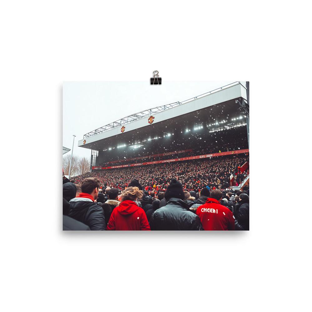 Manchester Football Stadium Crowd Excitement Poster - Oh Posters